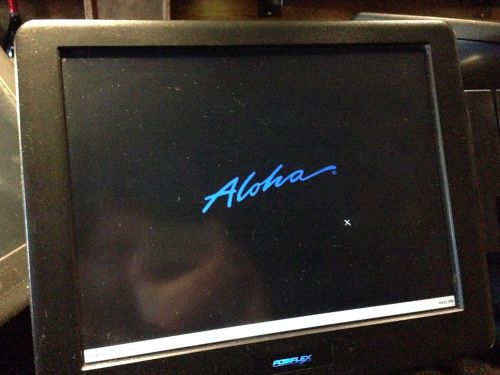 Aloha pos system with 5 posiflex ks-6615 terminals for sale