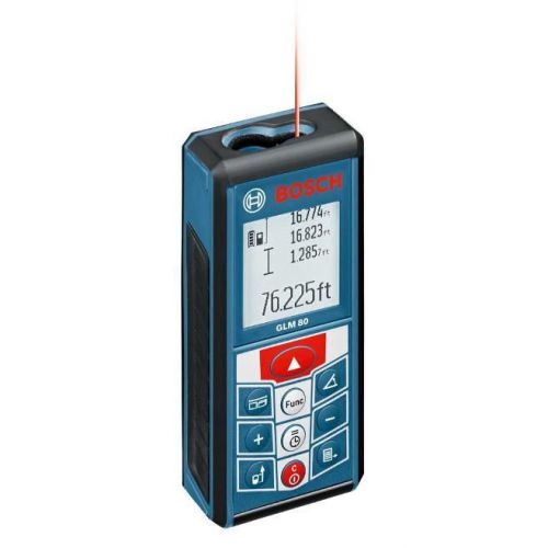 Bosch Laser Rangefinder 265 ft. with Lithium-Ion and Inclinometer GLM 80