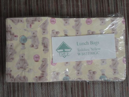 Printed Paper Lunch Size Bags, 50/Pack