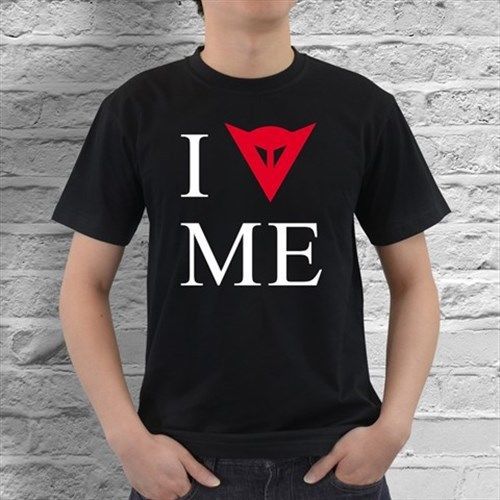 New I Dainese Me Mens Black T-Shirt Size S, M, L, XL, XXL, XXXL