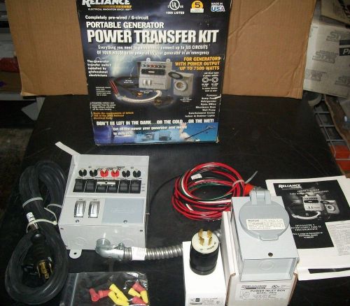 Reliance Transfer Switch Kit — 6 Circuit, Model# 31406CRK