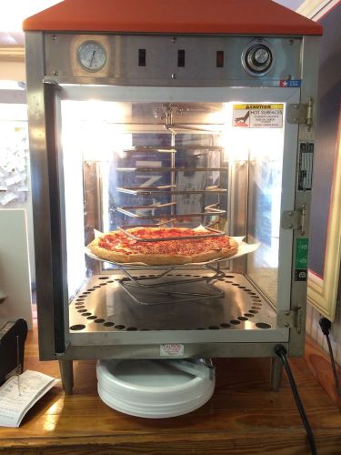 Rotating Halo Heat 18&#034; Pizza Display Case &amp; Food Warmer, Countertop