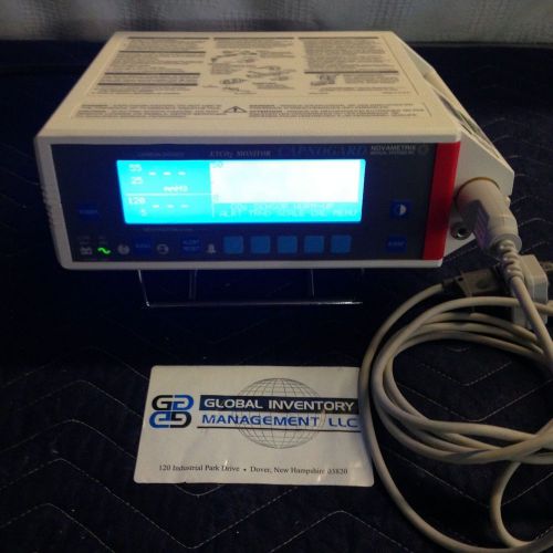 Novametrix Medical Systems Capnogard ETCO2 Monitor