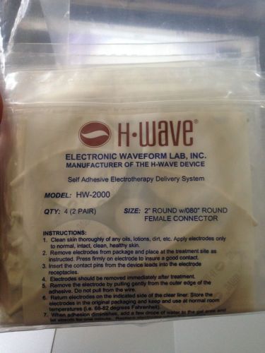 NEW! Never Opened! H-WAVE ELECTRONIC WAVEFORM HW 2000 ALOE GEL Electrotherapy