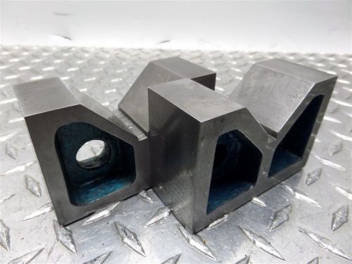 2 piece 2&#034; capacity machinists v blocks 4&#034; x 1-11/16&#034; x 2-5/8&#034; tall for sale