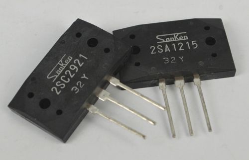 1x 2SA1215 &amp; 1x 2SC2921 Original SANKEN Audio High Power Transistors