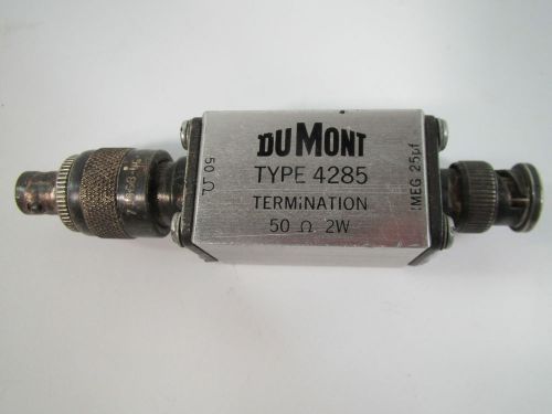 DuMont Type 4285 Termination 50 Ohms, 2 Watts, Coaxial BNC