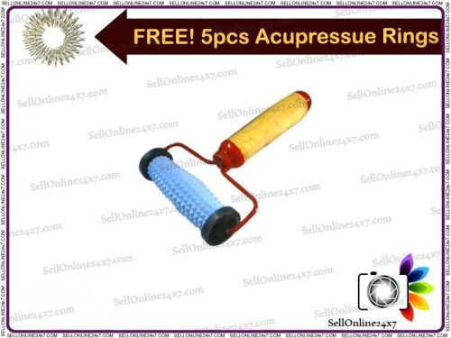 High quality acupressure handle medium roller - massage therapy pain relief for sale