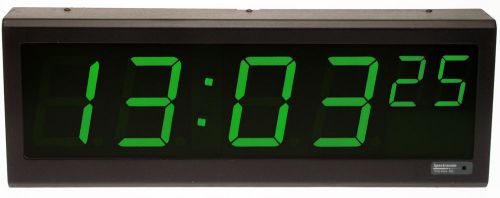 Spectracom 8177 TimeView TV 400 Serial RS-485 Large 4in LED Clock Display Green