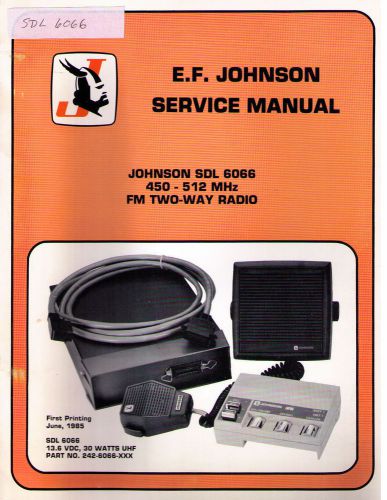 Johnson Service Manual SDL 6066 450-512 MHz