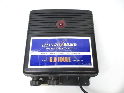 ELECTRO BRAID 6 Joules Electric Fence CHARGER 120 VAC