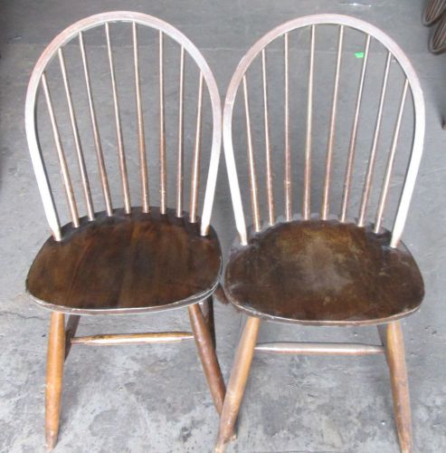 8  DARK MAPLE WOODEN WINDSOR SPINDLEBACK CHAIRS RESTAURANT CAFE  CHAIRS