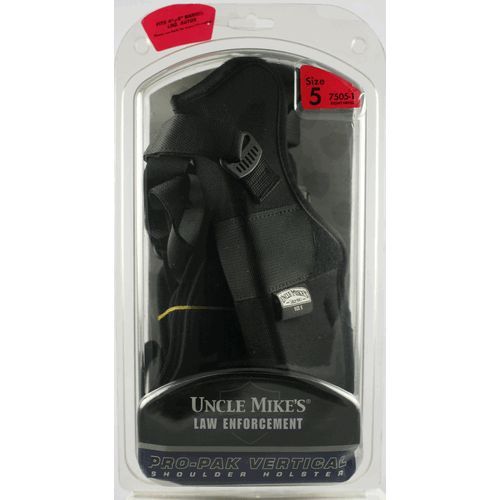 Uncle mike&#039;s 75051 black pro-pak vertical shoulder holster size 5 right hand for sale
