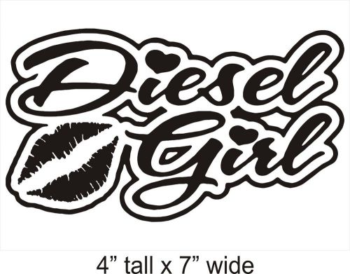 Diesel Girl Funny Car Vinyl Sticker Decal Truck Bumper Laptop FA4