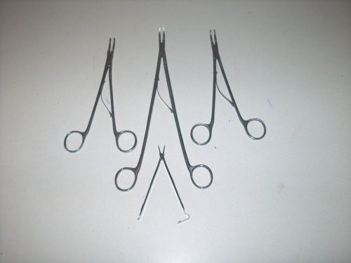 GROUPING OF 5 --**WECK**-- SURGICAL MEDICAL INSTRUMENTS. MINT UNUSED OLD STOCK