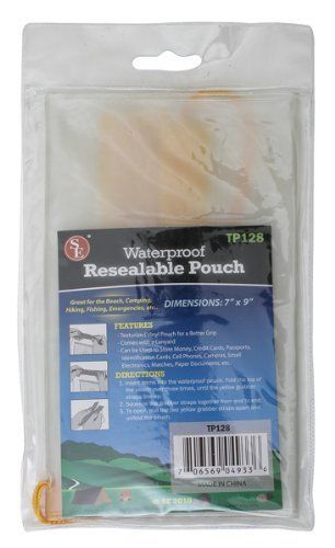 SE PVC Pouch Water Proof 7inX9in