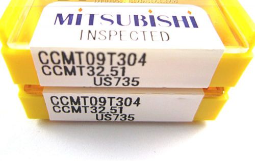 100PCS NEW  MITSUBISHI CCMT09T304 US735 CCMT32.51  Carbide Inserts 10PCS/Box