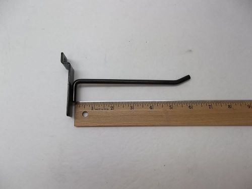 Slat Wall Hooks! - Used - Black - Quantity 10 - 6&#034; Hook - Perfect for Stores!