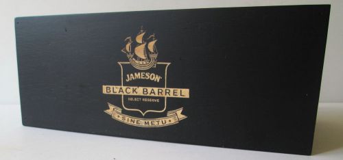 New Jameson Irish Whiskey Wooden Napkin / Straw  Bar Caddy  5 compartment