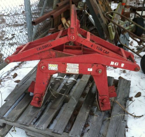 CALDWELL BARRIER CLAMP     SLAB TONG      **Model 74 8500 LBS**