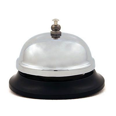 Classic Retro Stainless Steel Desk and Counter Bell
