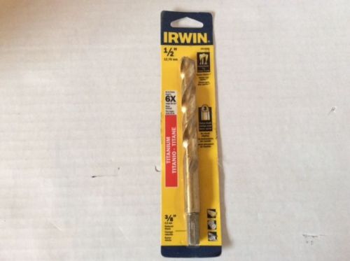 NEW Irwin 1/2&#034;Titanium Drill Bit  #3015032~~FREE SHIPPING~~