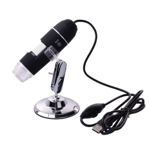 20X-800X 2MP USB 8LED Digital Microscope Endoscope Video Camera Magnifier Lab