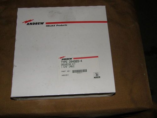 Andrew Type 204989-5 Grounding Kit 1 5/8&#034; Cable Heliax NOS in original box