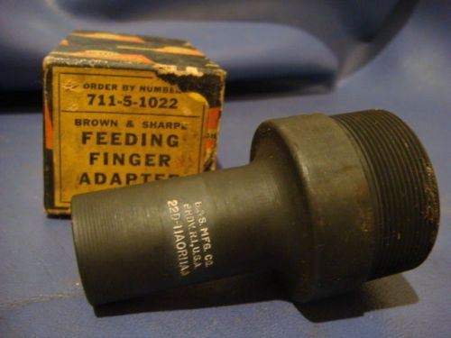 BROWN &amp; SHARPE FEED FINGER ADAPTER 22D-11AA   711-5-1022    0310156