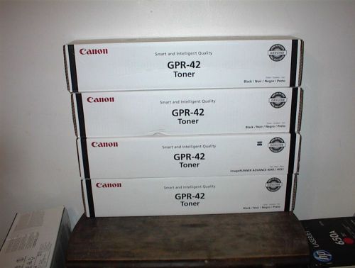 4 New Canon GPR-42 Toner ImageRunner Advance 4045 4051 BLACK  U GET ALL 4 SHOWN
