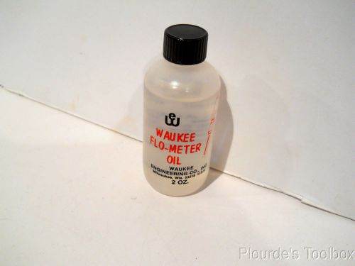 New Waukee 2oz Bottle of Replacement Flo-Meter Oil