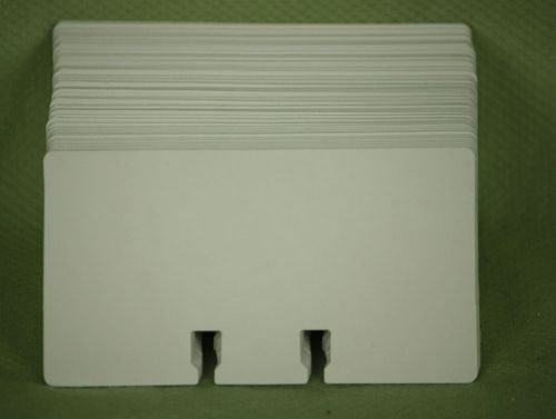 Vintage Rolodex Plain Unruled Refill Card 2-1/4 x 4 White 250+ Cards/Pack Used