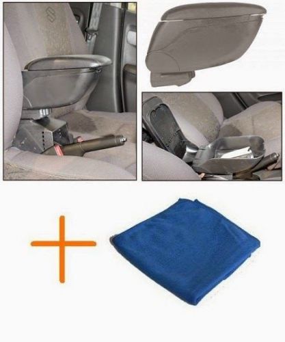 Universal Car Centrer Console Arm Rest Hand Rest In Grey Color (SK_5526)