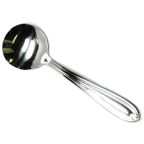 Salsa Bouillon Spoon 1 Dozen Count Stainless Steel Silverware Flatware