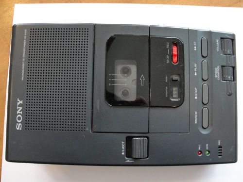 SONY M-2000 Microcassette Transcriber Only - For Parts Or Repair As Is.