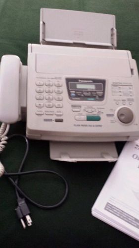 PANASONIC KX-FP270 COMPACT PLAIN PAPER FAX COPIER PHONE &amp; INSTRUCTIONS