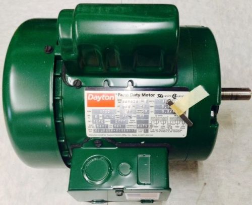 Dayton Electric Motor - 6K592N, 1/2 hp, 1725 rpm, Phase 1, Frame 56