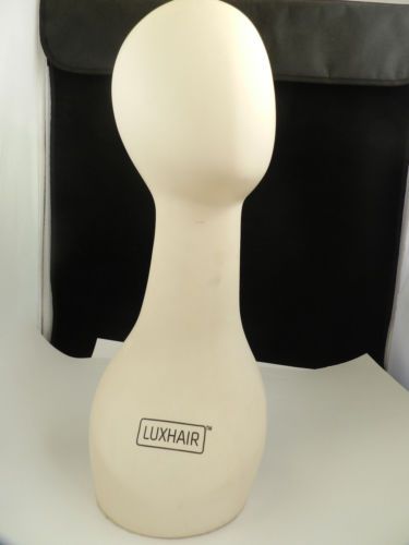 LUXHAIR   Mannequin Head 19&#039;&#039; Fake Display for Wig  Stand  NUDE  COLOR