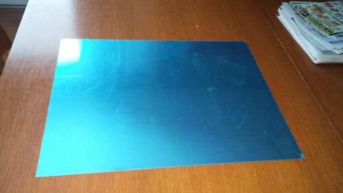 Alzak reflective surface aluminium plate / sheet  16&#034; x 21&#034; for sale