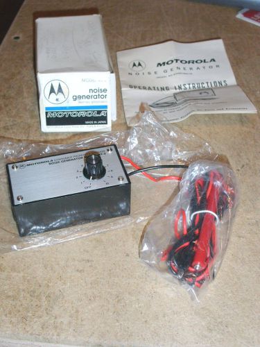 Vintage Working Motorola Model MT-2 Noise Generator / Signal Injector