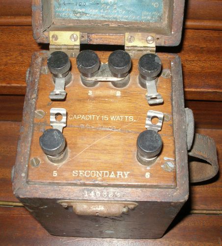 Pat. 1893 westinghouse voltage transformer antique ac estate find for sale