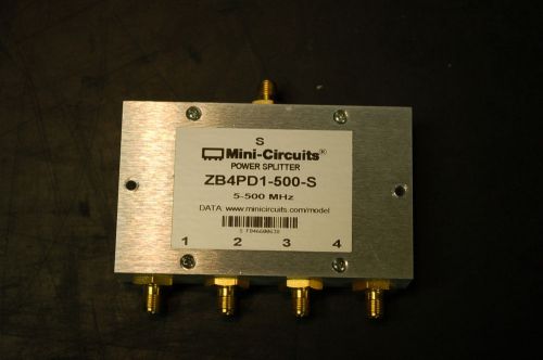 Mini Circuits ZB4PD1-500-S 4-Way Power Splitter (5-500MHz)