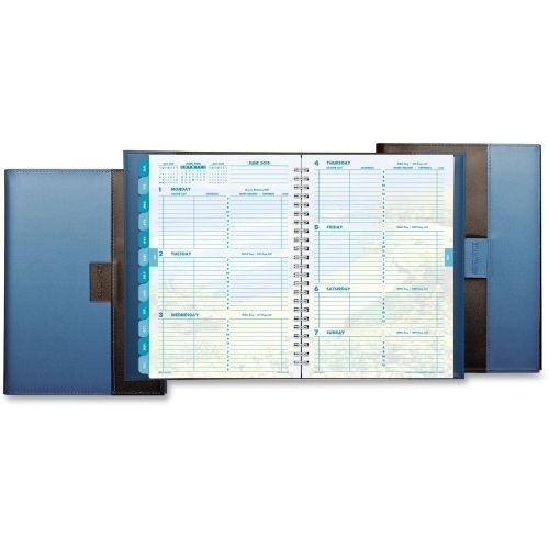 2015 day-timer planner - weekly -5.5&#034;x8.5&#034; - 1year - jan- dec - vinyl - dtm88877 for sale
