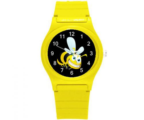 Bee abeille cartoon Yellow Miyota WATCH Wristwatch montre quality Jewellery