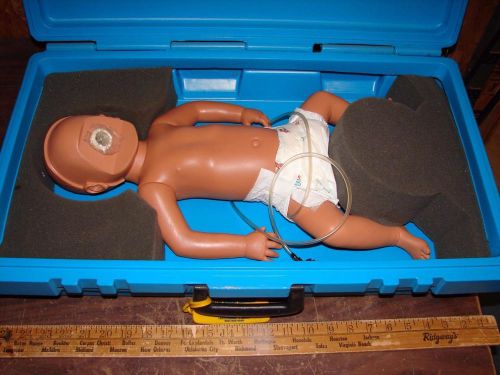 Laerdal Resusci Anne Armstrong CPR Training Infant Rescue Manikin EMT W/ Case