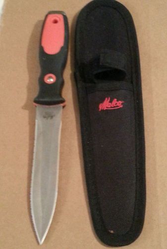 Malco DK6S 6-Inch Cushioned-Gripped Serrated Duct Knife + Sheath New w/o tags