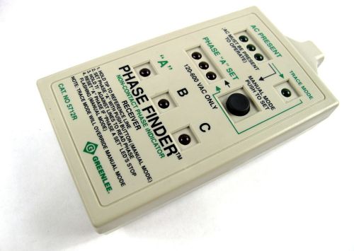 Greenlee 5712 Non-Contact Phase Sequence Indicator + Case