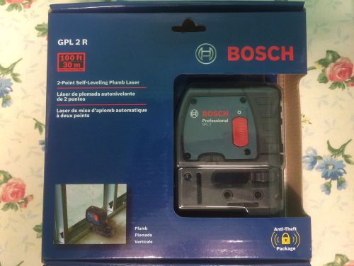 new sealed Bosch GPL-2 Point Self Leveling Alignment Laser Level