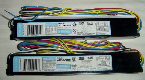 New~qty(2) advance centium icn-4p32-n 120/277v ballast, operates (3 or 4) f32t8 for sale