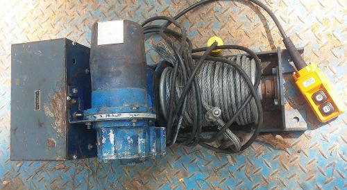 My-te winch 120 volts with 140 feet of 1/4 inch cable for sale